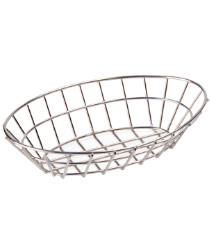 Oval Stainless Steel Sandwich Basket