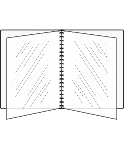 Quad Booklet Padded Menu Covers