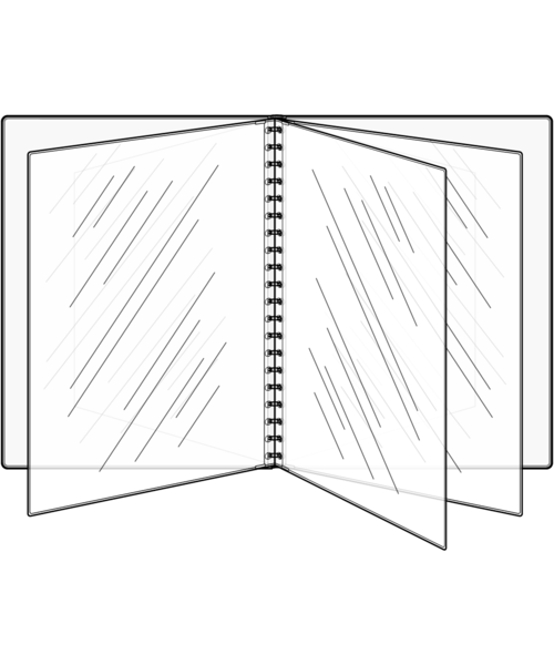 Eight View Booklet Padded Menu Covers