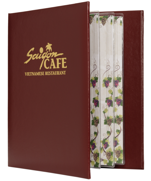 Casebound Menu Cover w/ Screwpost Binding