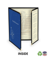 2 1/2 Deluxe Cafe Menu Covers (Style #1315)