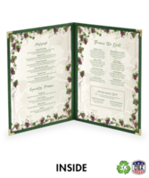 Double (4 view) Deluxe Cafe Menu Covers (Style #1310)