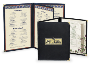 great unique menu covers