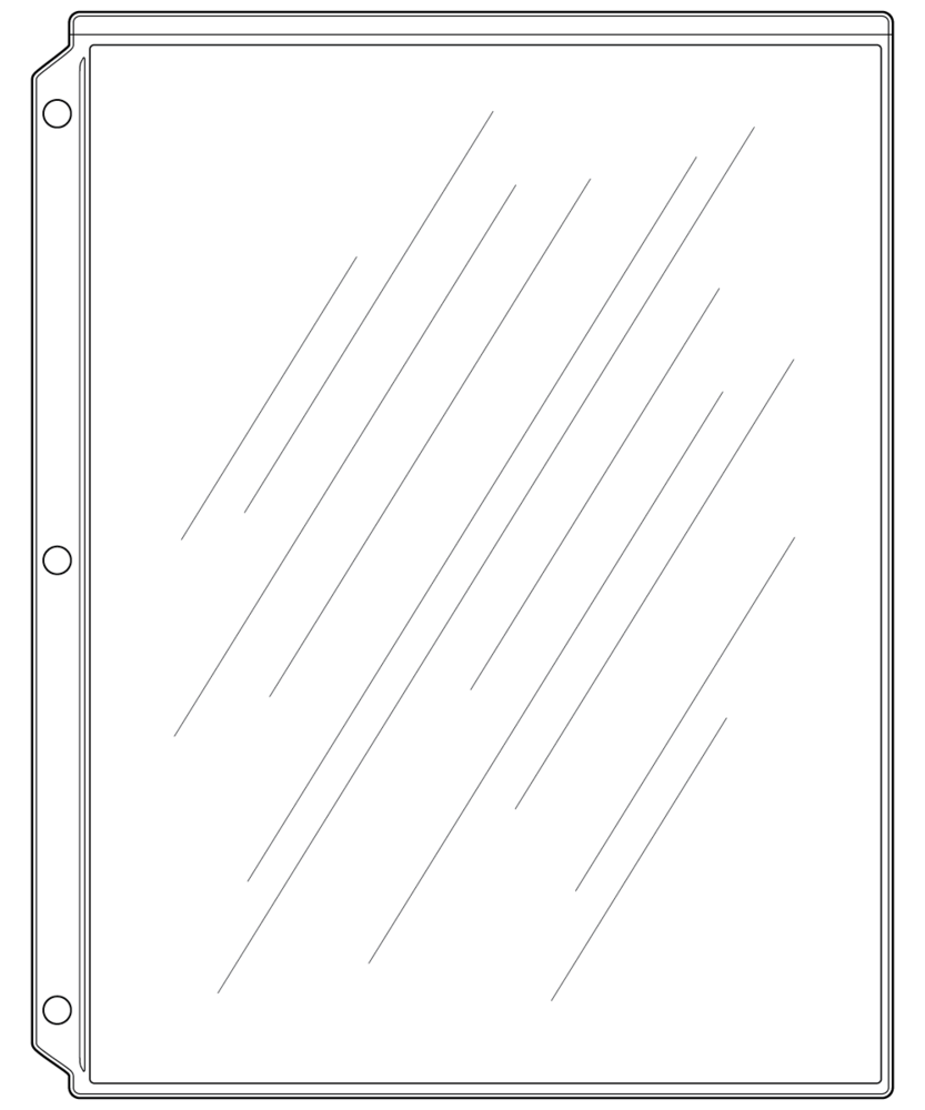 Sheet Protectors for Three-Ring and Six-Ring Binders