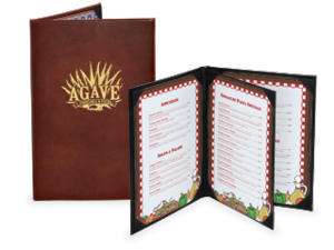 Bonded Leather Menu Covers image