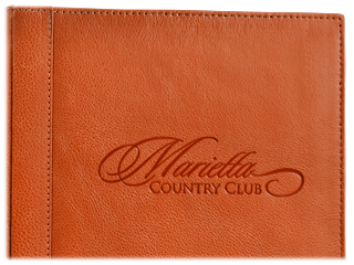 Genuine Leather Menu Covers