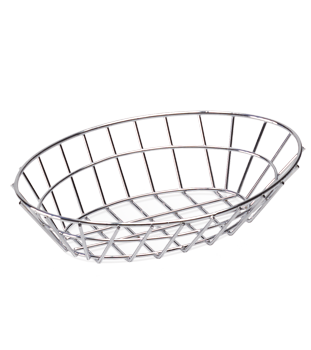 Oval Chrome Sandwich Basket