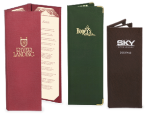 Bistro Menu Covers and Accessories<br>Ideal for Bar, Cafe and Dessert Menus image