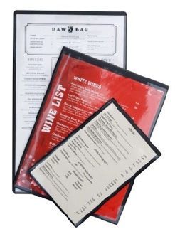 Two-Sided Vinyl Menu Boards image