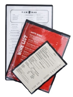 Two-Sided Vinyl Menu Boards<br>Durable and Affordable image