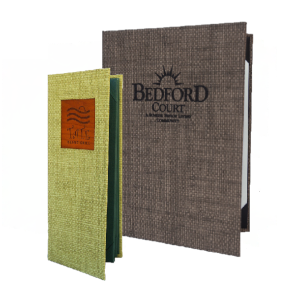 Katari Basketweave Menu Covers image