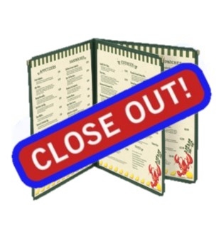 CLOSE OUT! $1 or Less - Cafe Covers<br>Blue and Green Binding<br>Fast Shipping image