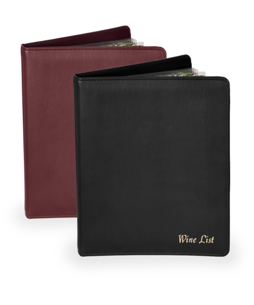 Casebound Wine List Covers