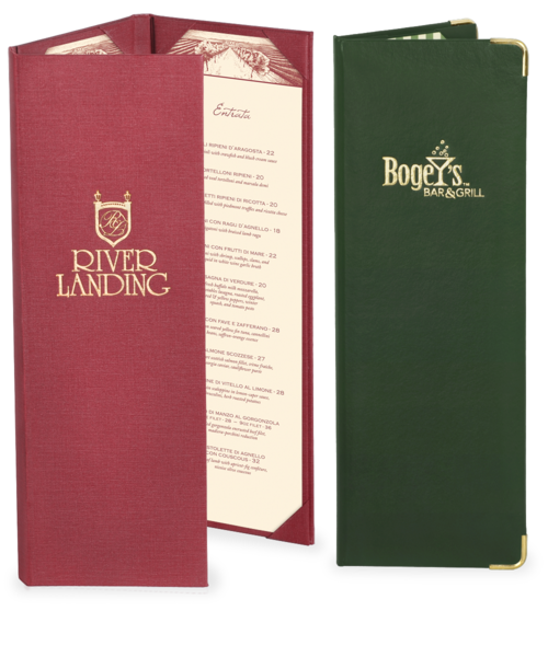 Casebound Bistro Menu Cover