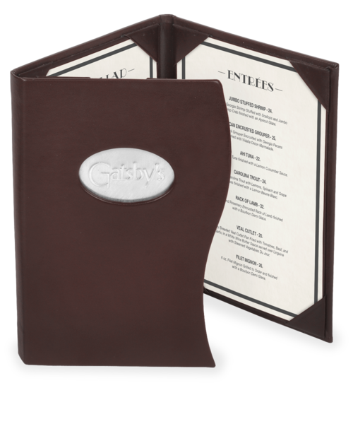 Custom Shaped Bistro and Bar Menu Cover