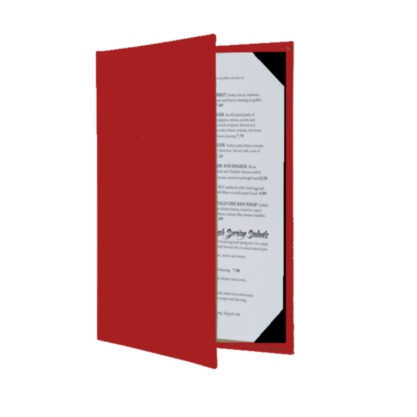 Double Summit Linen Menu Covers (Two View)