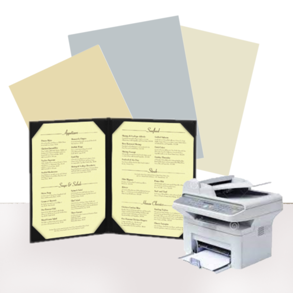 Vellum Menu Papers