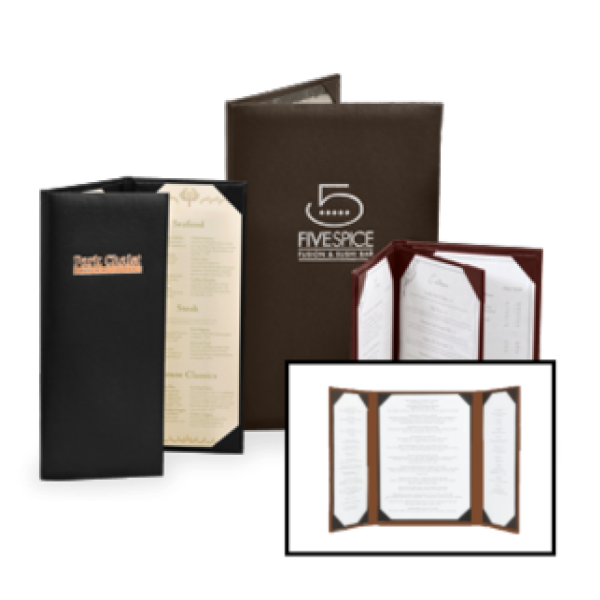 Gatefold Padded Menu Covers