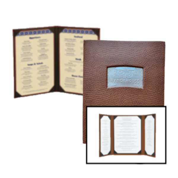 Gatefold Padded Menu Covers