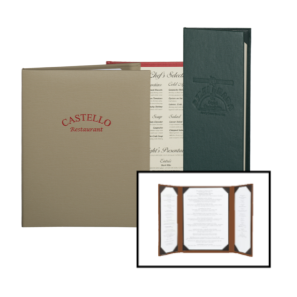 Gatefold Padded Menu Covers