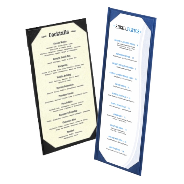 Double Sided Bistro Menu Holder