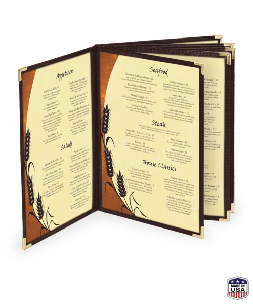 10-View Semi-Rigid Menu Covers