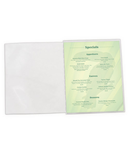  Add-a-Pocket Menu Inserts