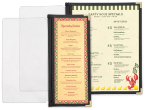 Sewn-Edge Cafe Style Add-a-Page Inserts with Metal Corners image