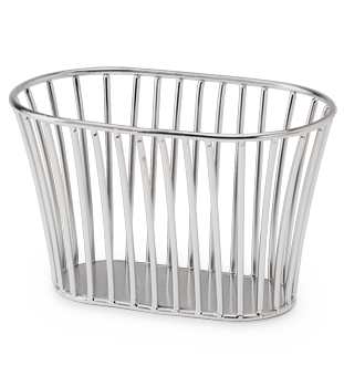 Stainless Steel Tuscan Style Stackable Bread Basket