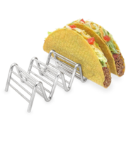 Image CLEARANCE - Stainless Steel 4 or 5 Taco or Pita Holder