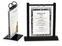 Image Flip Stand Menu Holders