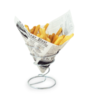 Image Medium Chrome Fry Cone