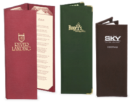 Image Bistro Menu Covers and Accessories<br>Ideal for Bar, Cafe and Dessert Menus