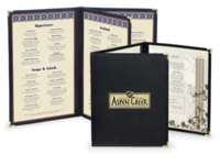 Image Menu Covers w/Clear Pockets
