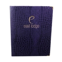 Image Deluxe Screw & Post  Wine List Covers<br>In Textured Materials