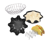 Image CLEARANCE<br>Taco Holders, Tortilla Makers and Baskets<br>Just $1 plus Shipping!