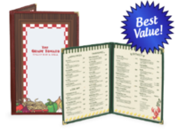 Image CLEARANCE<br>In-Stock Cafe Covers<br>As Low as 45 cents each