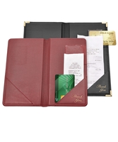Image Vinyl Simulated Leather Check Presenters - Custom Made and Customizable