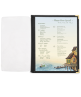 Image Full Width Pocket with Fabric Binding - 8.5 in. x 14 in.