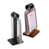 Image Show Off<br>Flip Stand Menu Holders