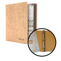 Image Faux Cork Ring Binders