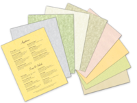 Image CLEARANCE<br>Menu Paper<br>Now over 70% off