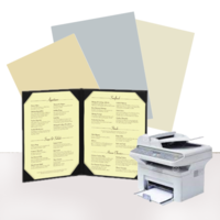 Image Vellum Menu Paper