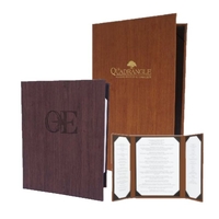 Image Acero Wood Grain Faux Leather Gatefold Covers