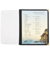 Image Full Width Pocket with Fabric Binding - 8.5 in. x 11 in.